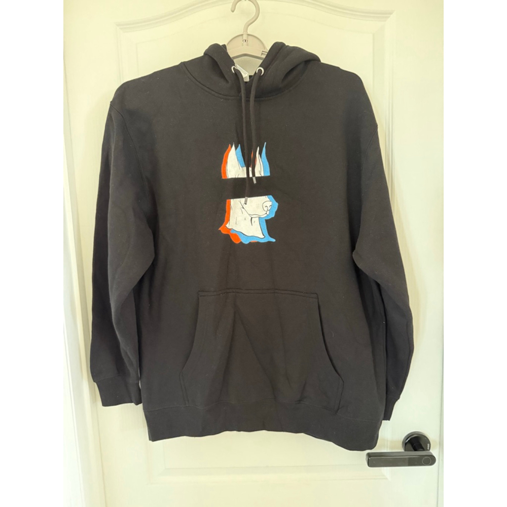 Men's LANE SEVEN Black Multicolor Graphic Hoodie XL